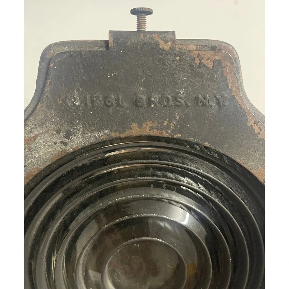 Vintage Kliegl Bros NY Stage Light Industrial Fresnel Spotlight Theater Decor
